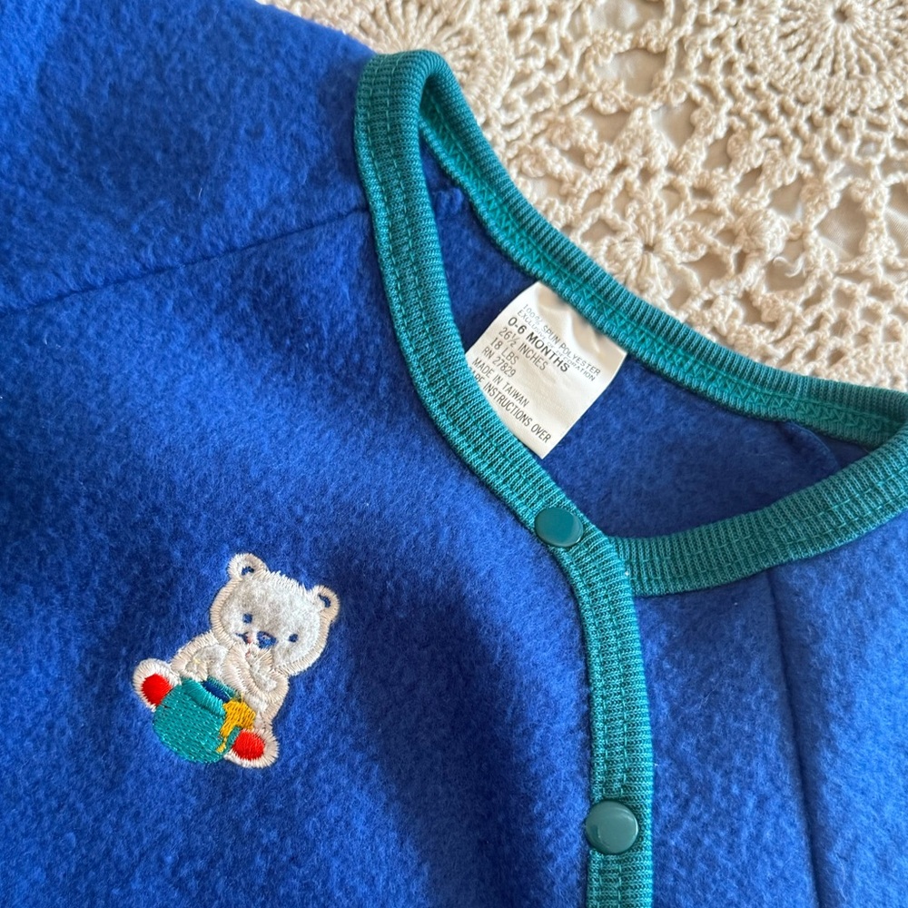 Vintage Fleece Bear Pullover - Picture 2 of 2
